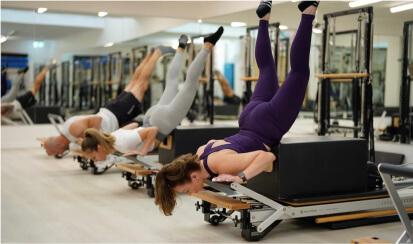 Reformer Pilates class at The Pilates Room, Ramsgate